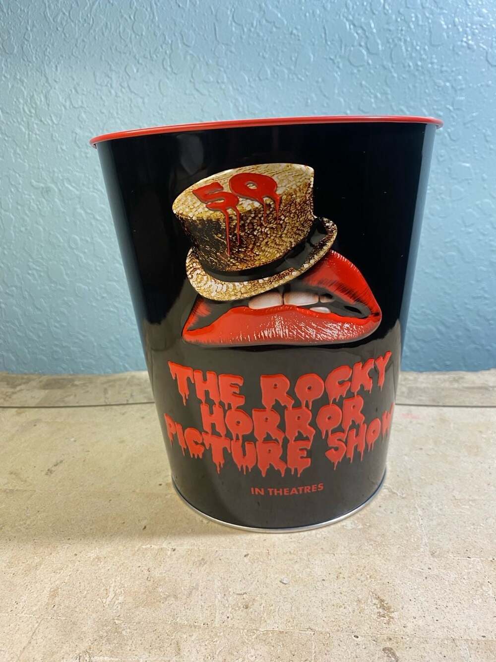 The Rocky Horror Picture Show 50th Anniversary 130oz Popcorn Bucket Tin